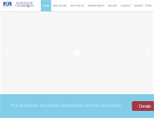Tablet Screenshot of locfoundation.org